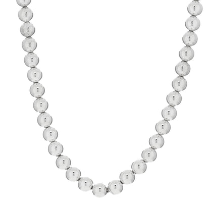 Tiffany Sterling Silver 10mm Hardwear Ball Necklace 1 of 4