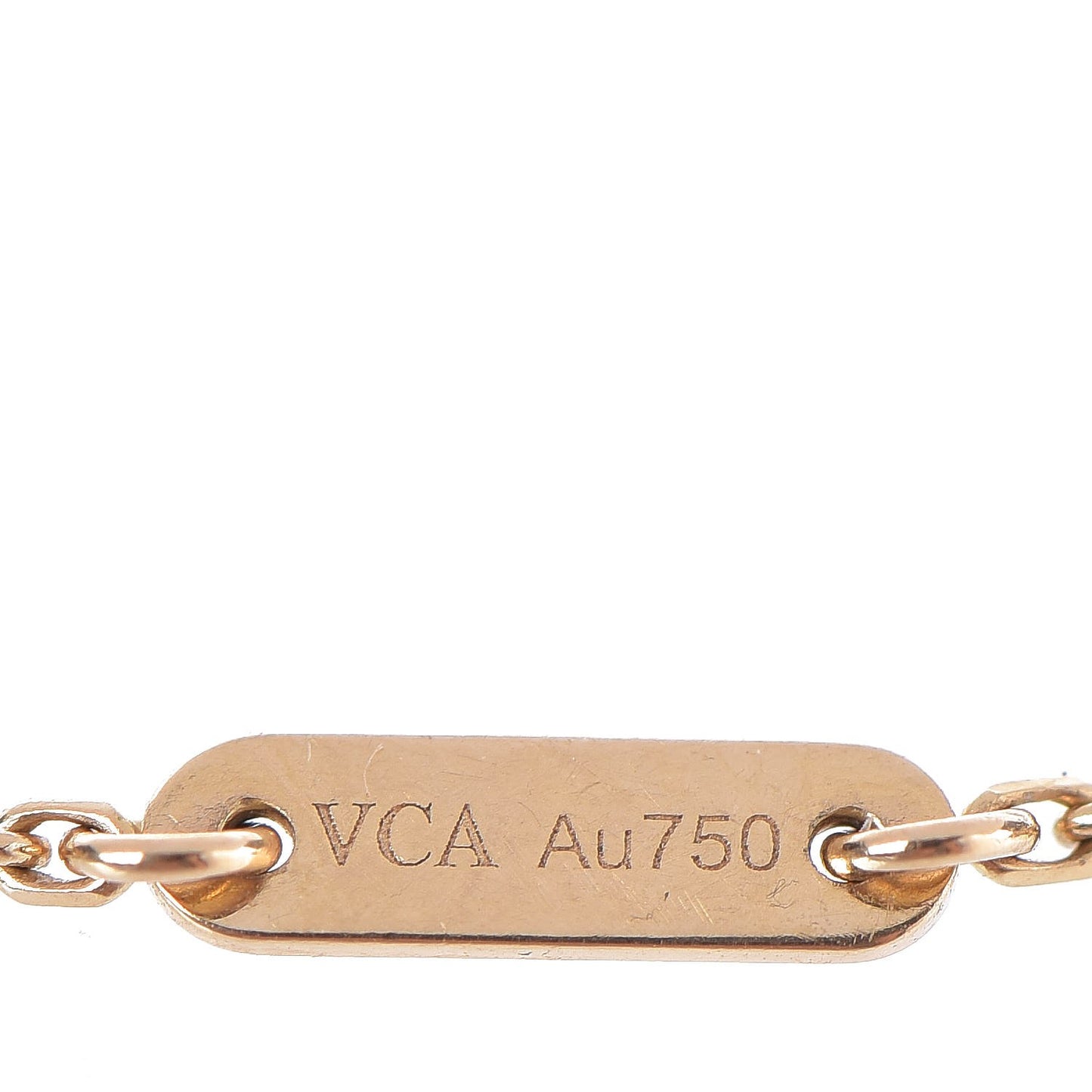 18K Yellow Gold Mother of Pearl Sweet Alhambra Bracelet