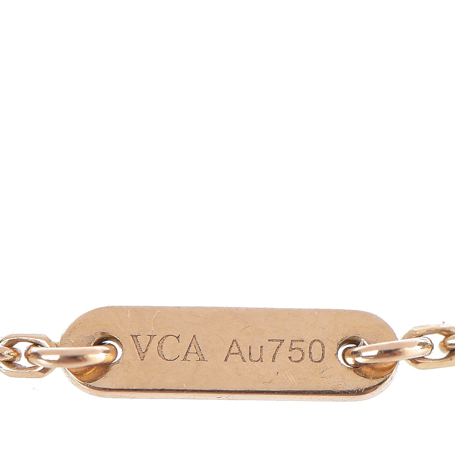 Van Cleef & Arpels 18K Yellow Gold Mother of Pearl Sweet Alhambra Bracelet 5 of 7