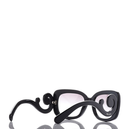 Prada Acetate Baroque Sunglasses SPR 27O Black 4 of 7