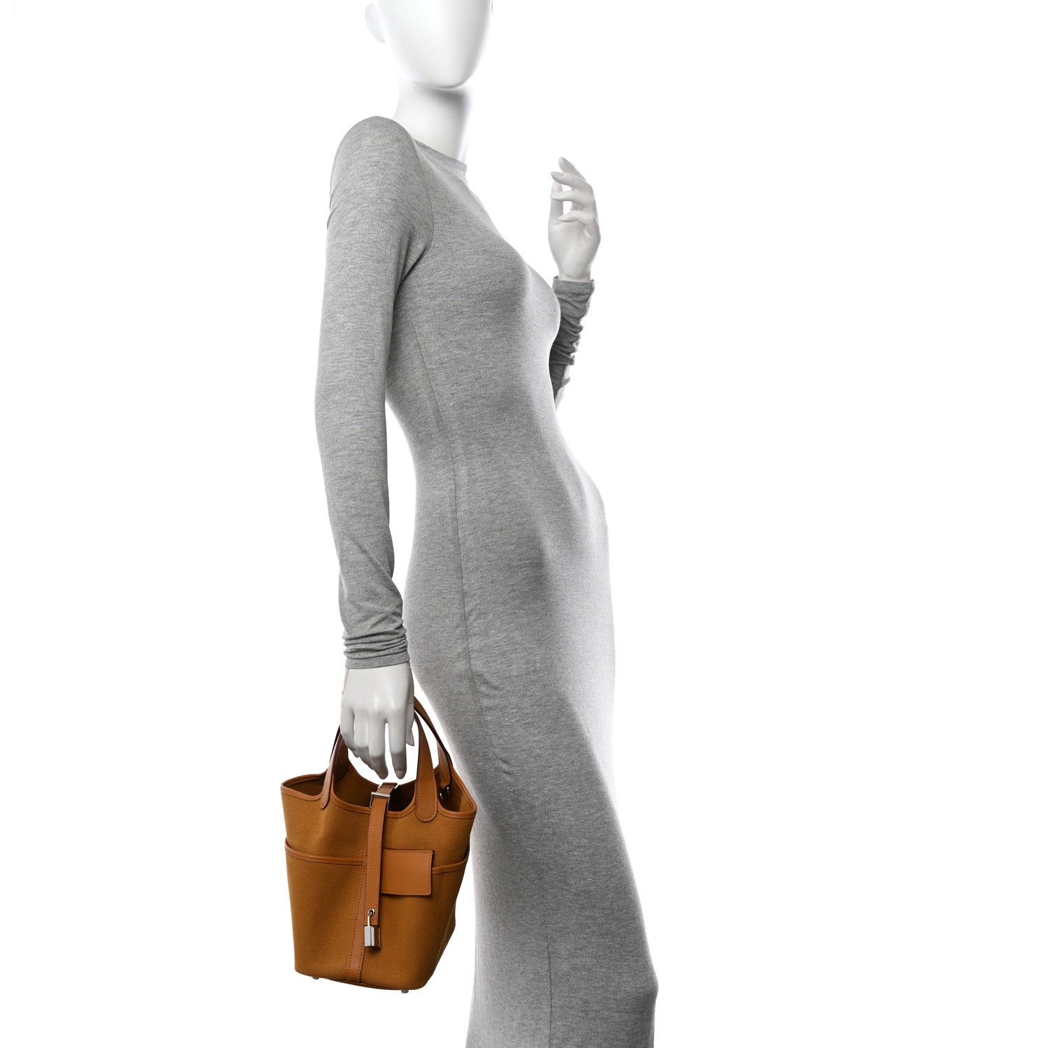 Hermes Toile Goeland Swift Cargo Picotin Lock 18 Sesame 2 of 11