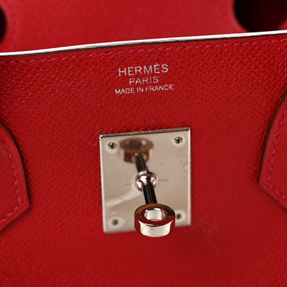 Hermes Epsom BIRKIN 30 Rouge Casaque 5 of 11