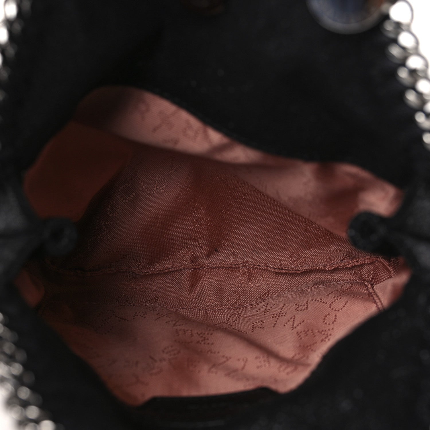 Stella McCartney Shaggy Deer Tiny Falabella Tote Black 5 of 10
