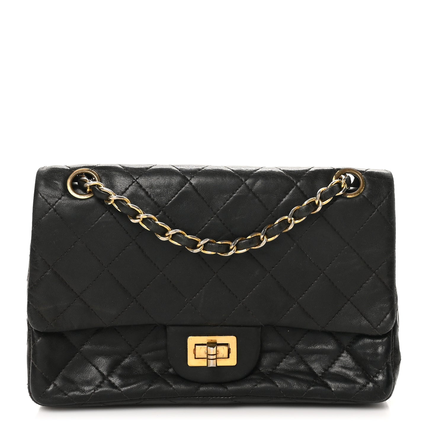 Lambskin Quilted 2.55 Flap Brown