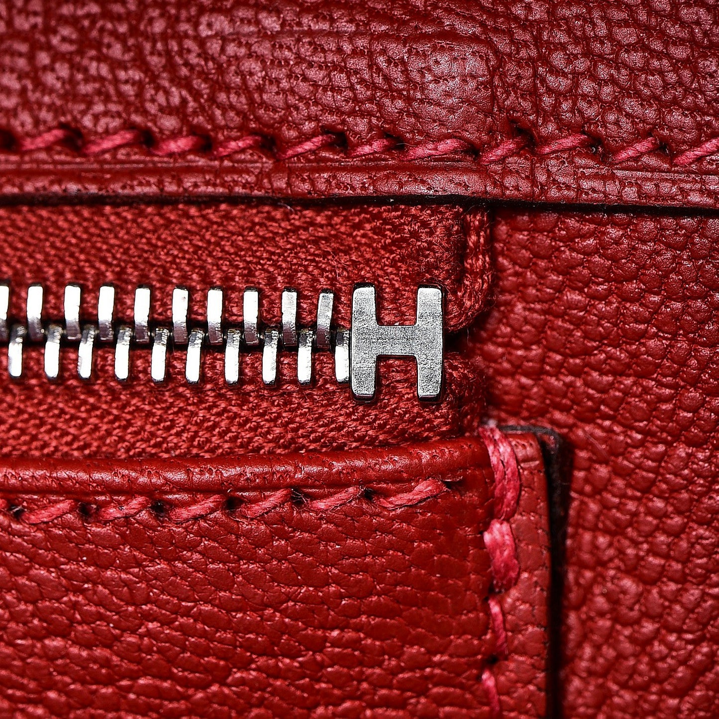 Taurillon Clemence Birkin 30 Rouge Casaque