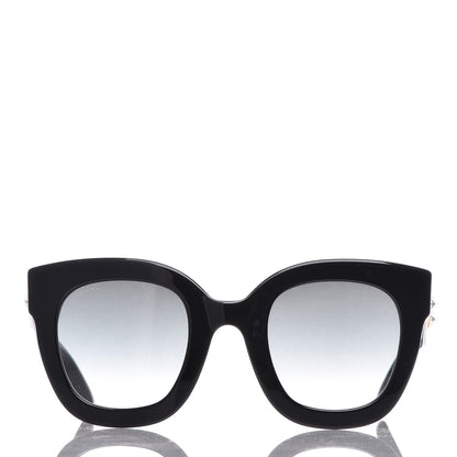 Gucci Round Frame Star Sunglasses GG0208S Black 2 of 9