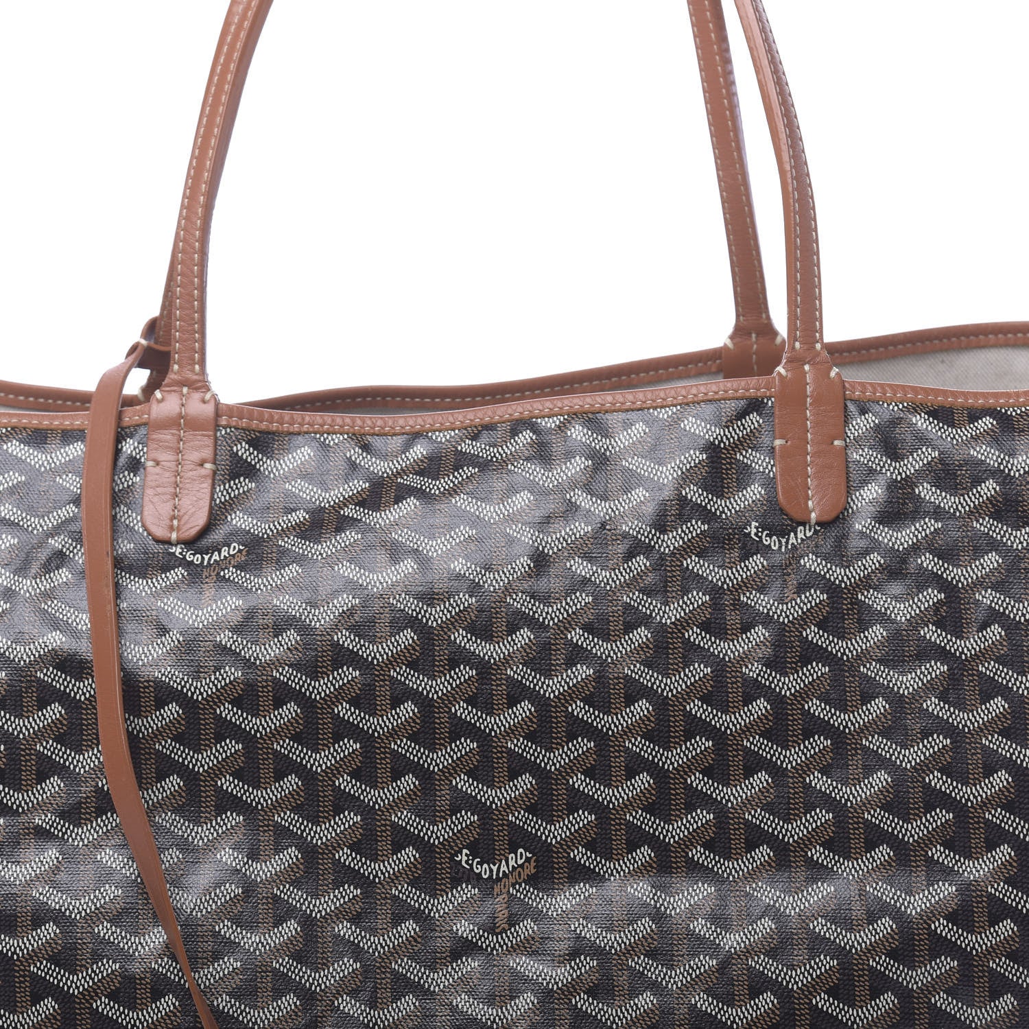 Goyard Goyardine Saint Louis GM Black Gold 12 of 14