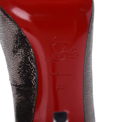Christian Louboutin Facette Laminato Pigalle 120 Pumps 38 Anthracite 8 of 9