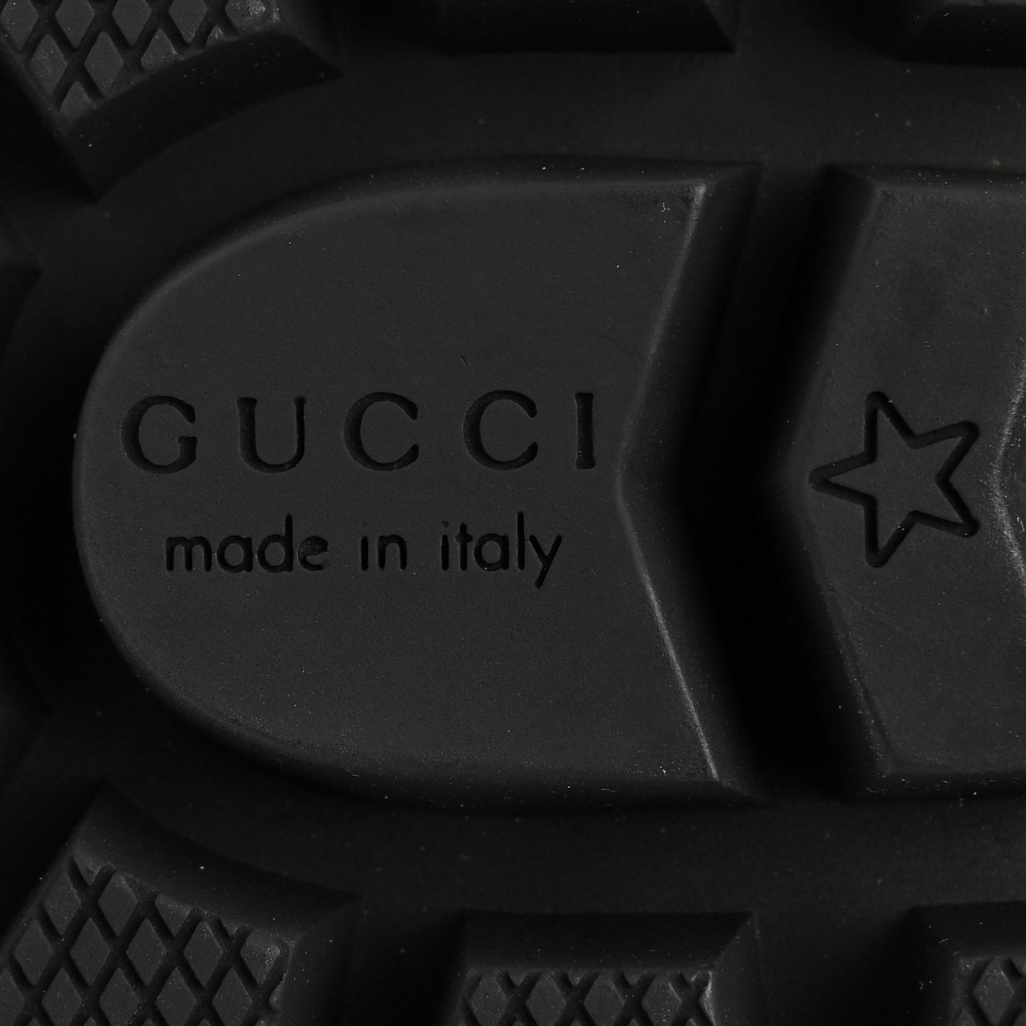 Calfskin Sylvie Web Lace Up Combat Boots 35 Black