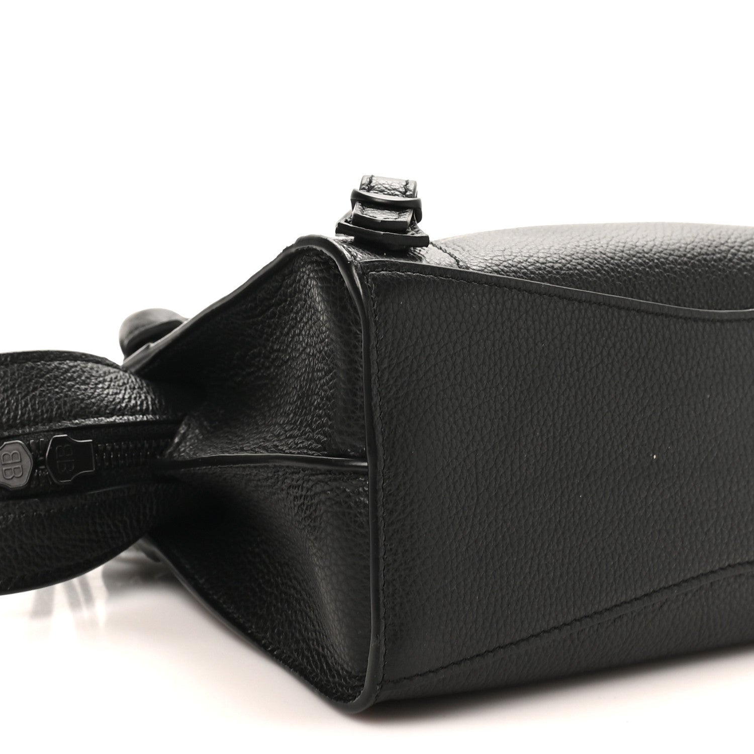 Balenciaga Grained Calfskin Neo Classic Black Hardware Nano City Crossbody Black 8 of 9