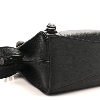 Balenciaga Grained Calfskin Neo Classic Black Hardware Nano City Crossbody Black 8 of 9