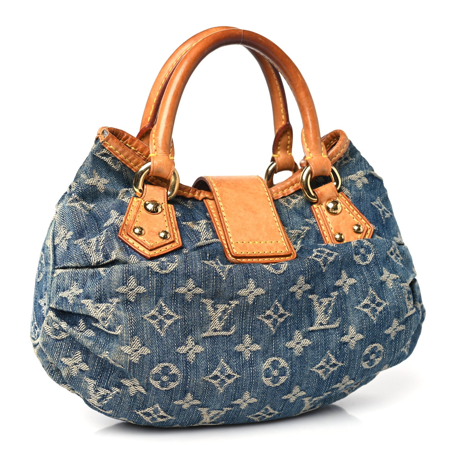 Louis Vuitton Monogram Denim Pleaty Blue 3 of 19