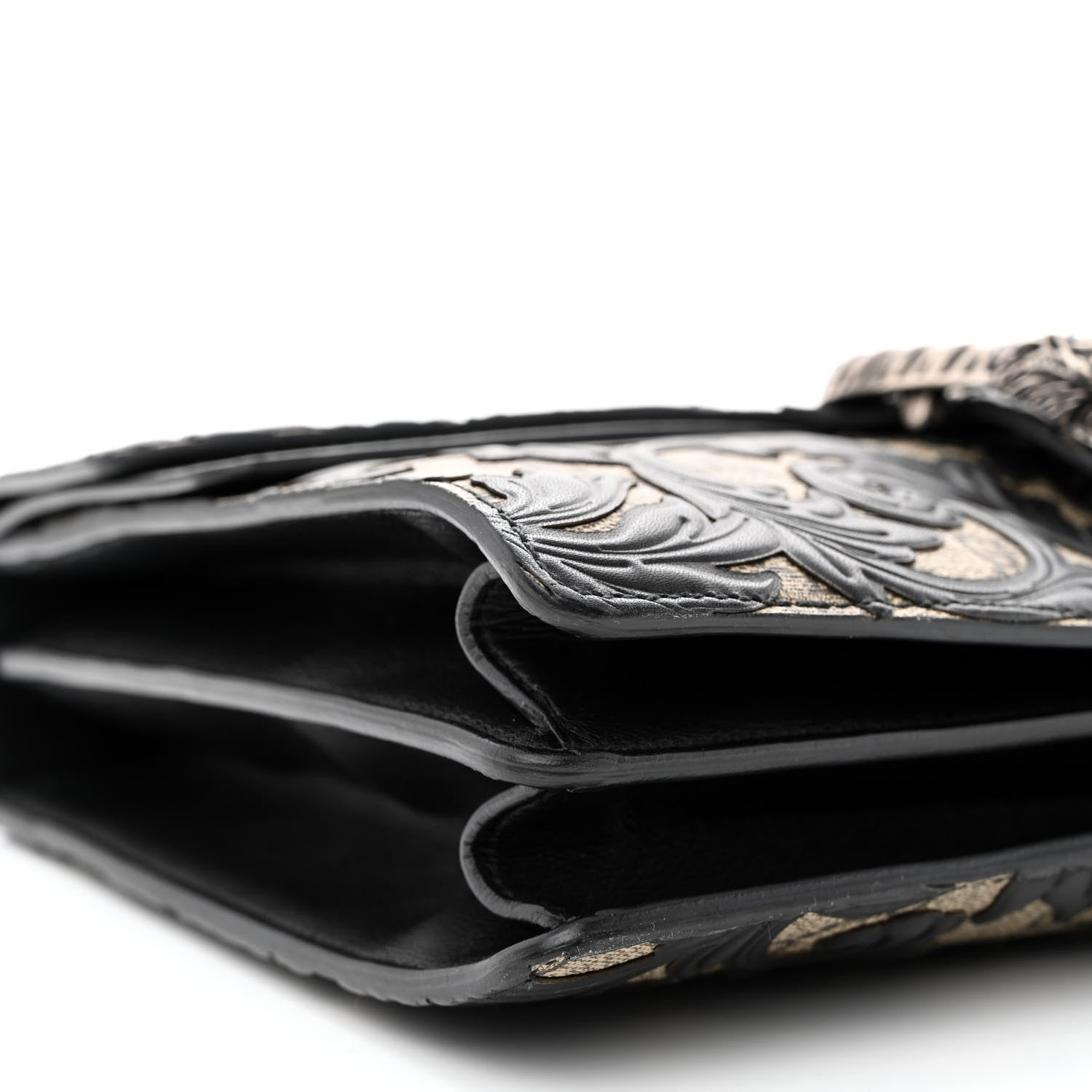 Gucci GG Supreme Monogram Arabesque Medium Dionysus Shoulder Bag Black 12 of 13