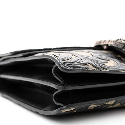 Gucci GG Supreme Monogram Arabesque Medium Dionysus Shoulder Bag Black 12 of 13