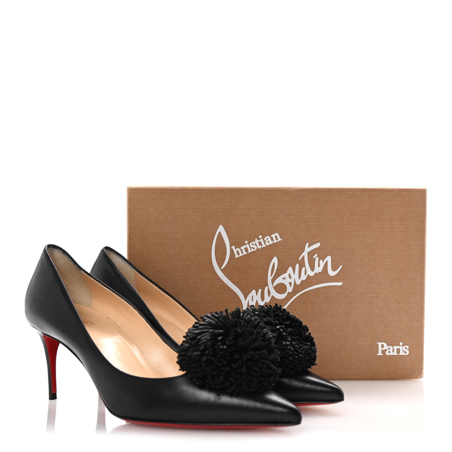 Shiny Nappa Konstantina 70 Pumps 37.5 Black