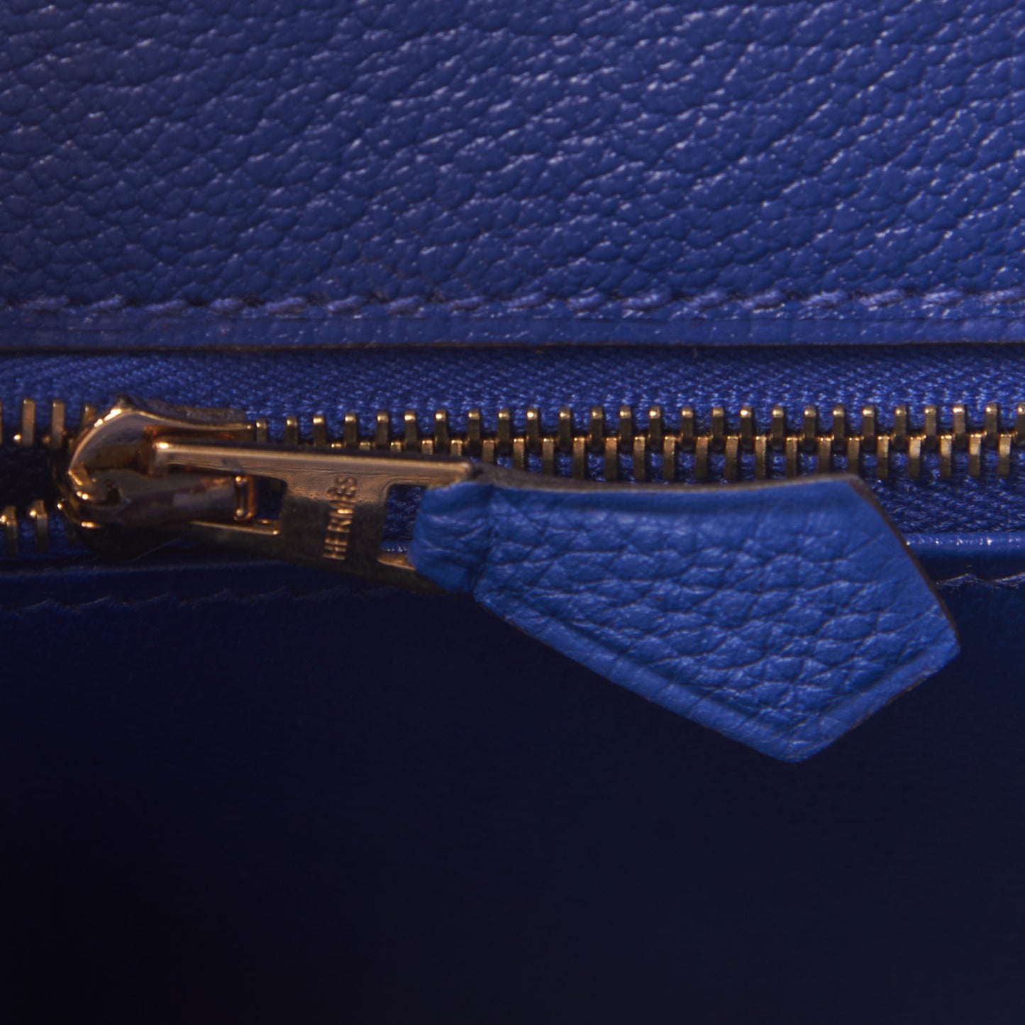 Togo Birkin 25 Bleu Electrique