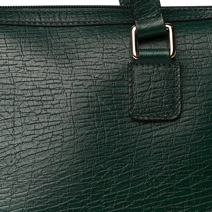 Gucci Textured Calfskin Small Boston Green 13 of 16