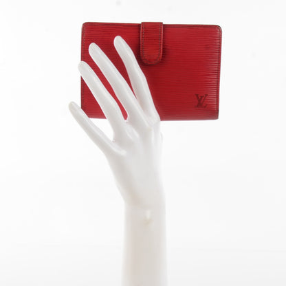 Louis Vuitton Epi French Purse Wallet Rouge 6 of 13