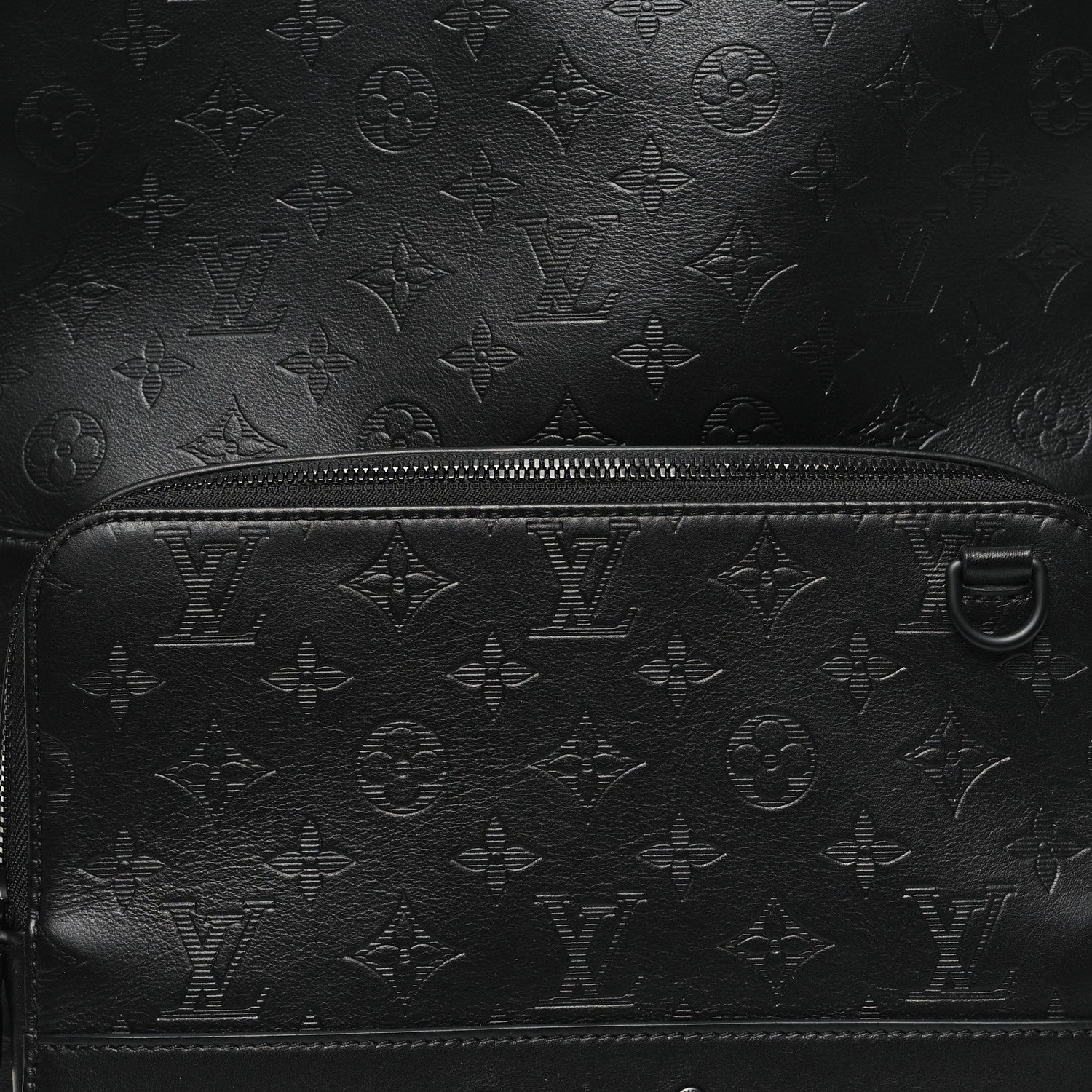 Louis Vuitton Calfskin Monogram Shadow Racer Backpack Black 7 of 9