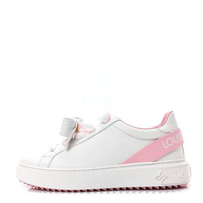 Louis Vuitton Time Out Bow Sneakers 41 White Pink 1 of 8
