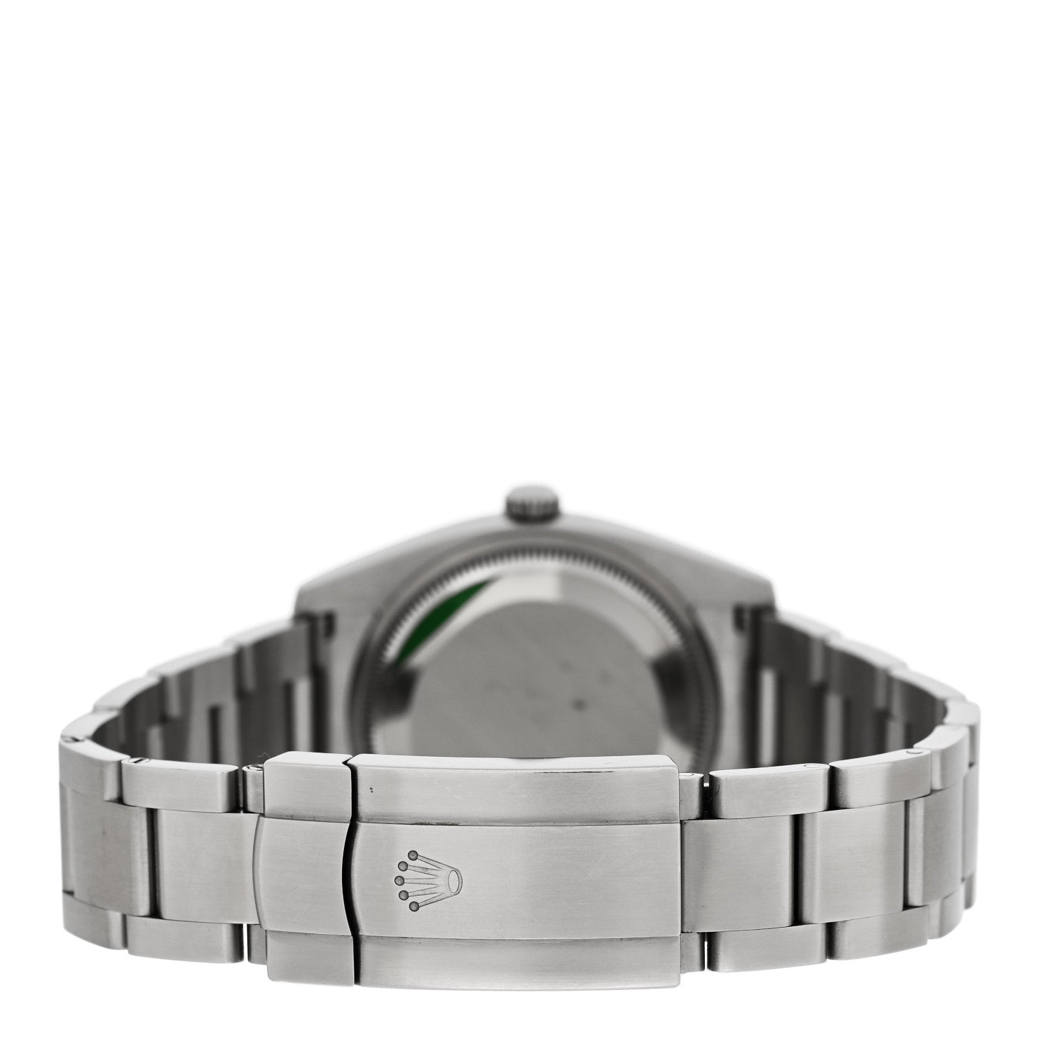 Rolex Stainless Steel 34mm Oyster Perpetual Watch Olive Green 114200 3 of 5