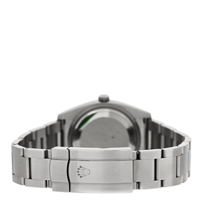 Rolex Stainless Steel 34mm Oyster Perpetual Watch Olive Green 114200 3 of 5