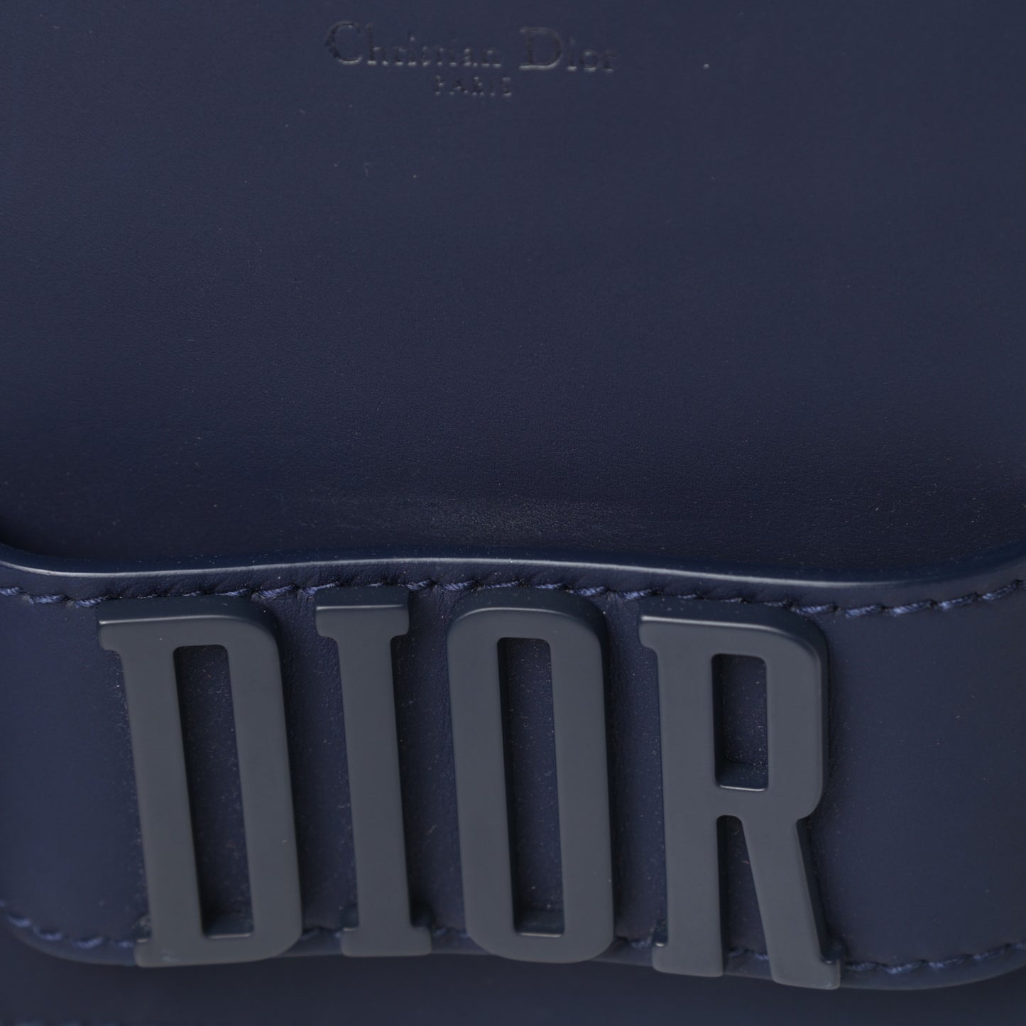 Ultra Matte Calfskin Dio(r)evolution Flap Bag Navy