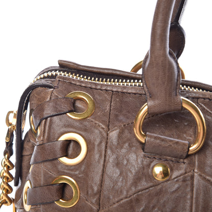 Miu Miu Nappa Chevron Grommet Tote 20 of 20