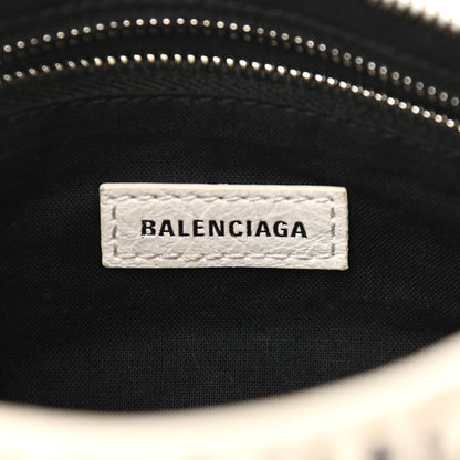 Balenciaga Agneau Arena Graffiti All Over Classic Silver Hardware Mini City White Black 5 of 8