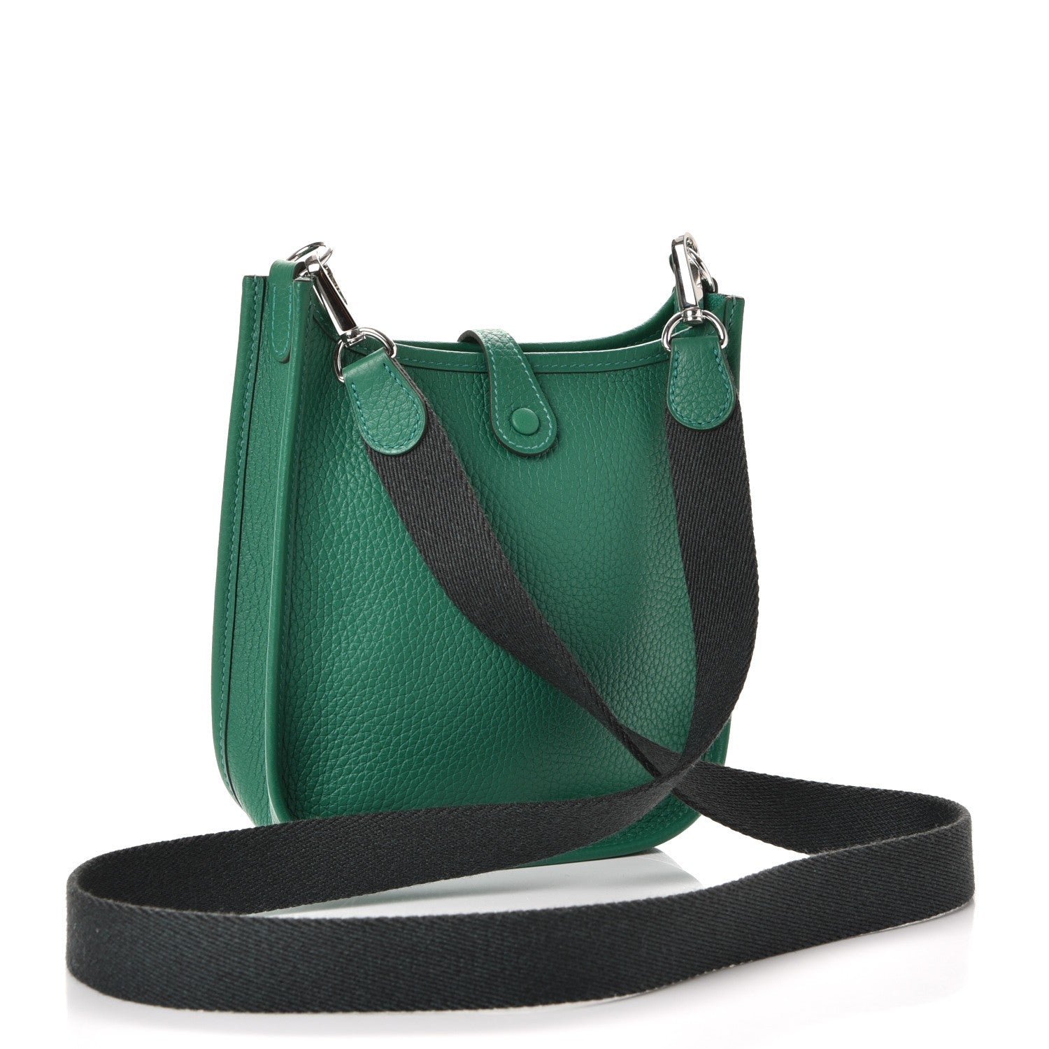Hermes Taurillon Clemence Amazone Evelyne TPM Vert Vertigo 3 of 8