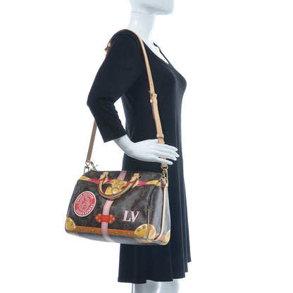 Louis Vuitton Monogram Summer Trunks Speedy Bandouliere 30 2 of 7