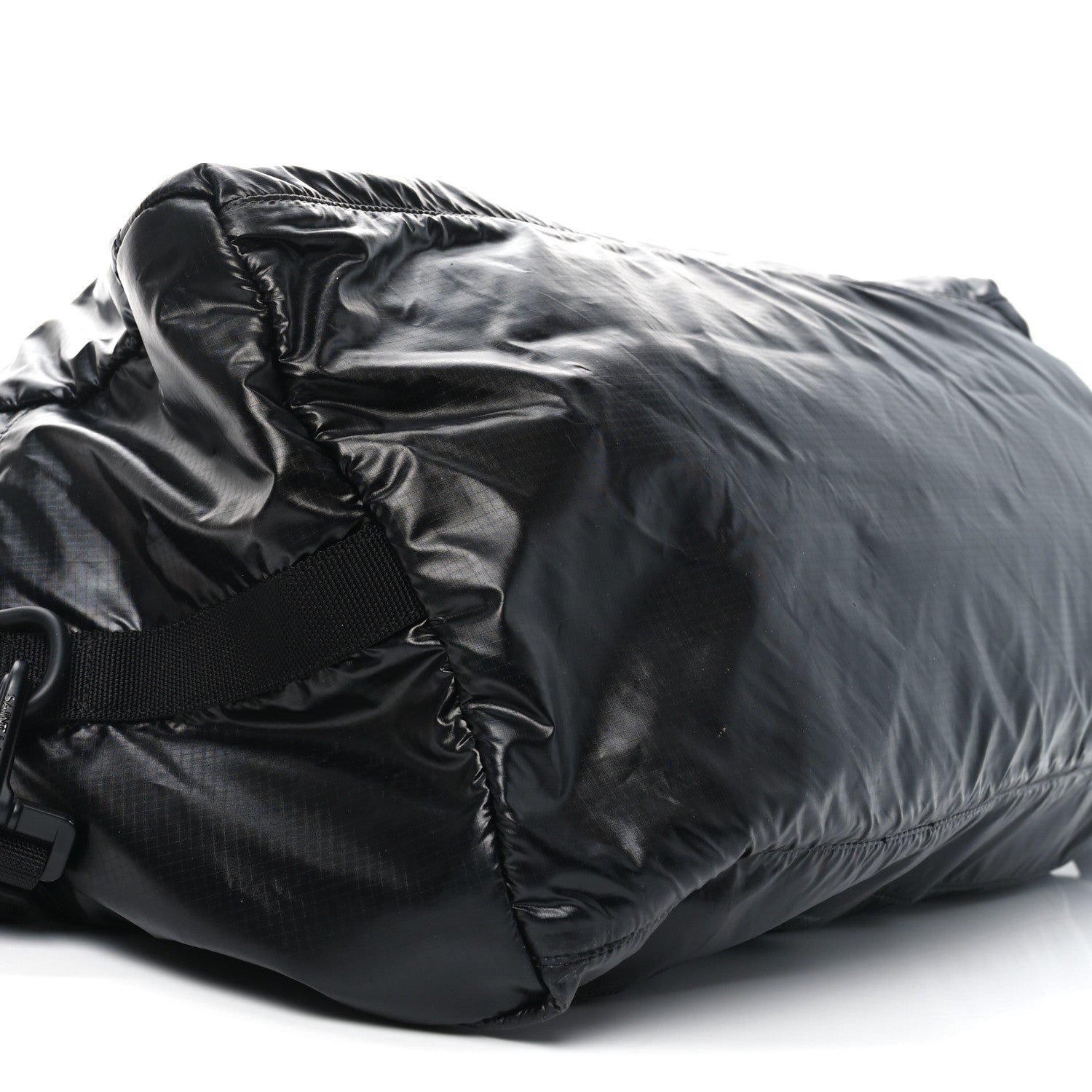Saint Laurent Nylon Nuxx Ripstop Duffle Black White 8 of 9