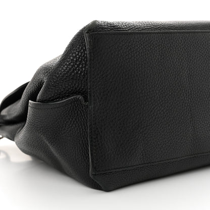 Gucci Cellarius Calfskin Large Bamboo Daily Top Handle Bag Black 8 of 15