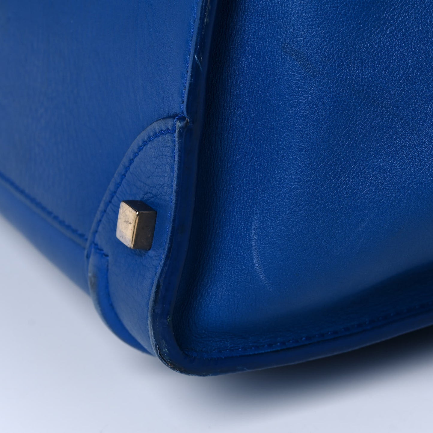 Smooth Calfskin Mini Luggage Royal Blue