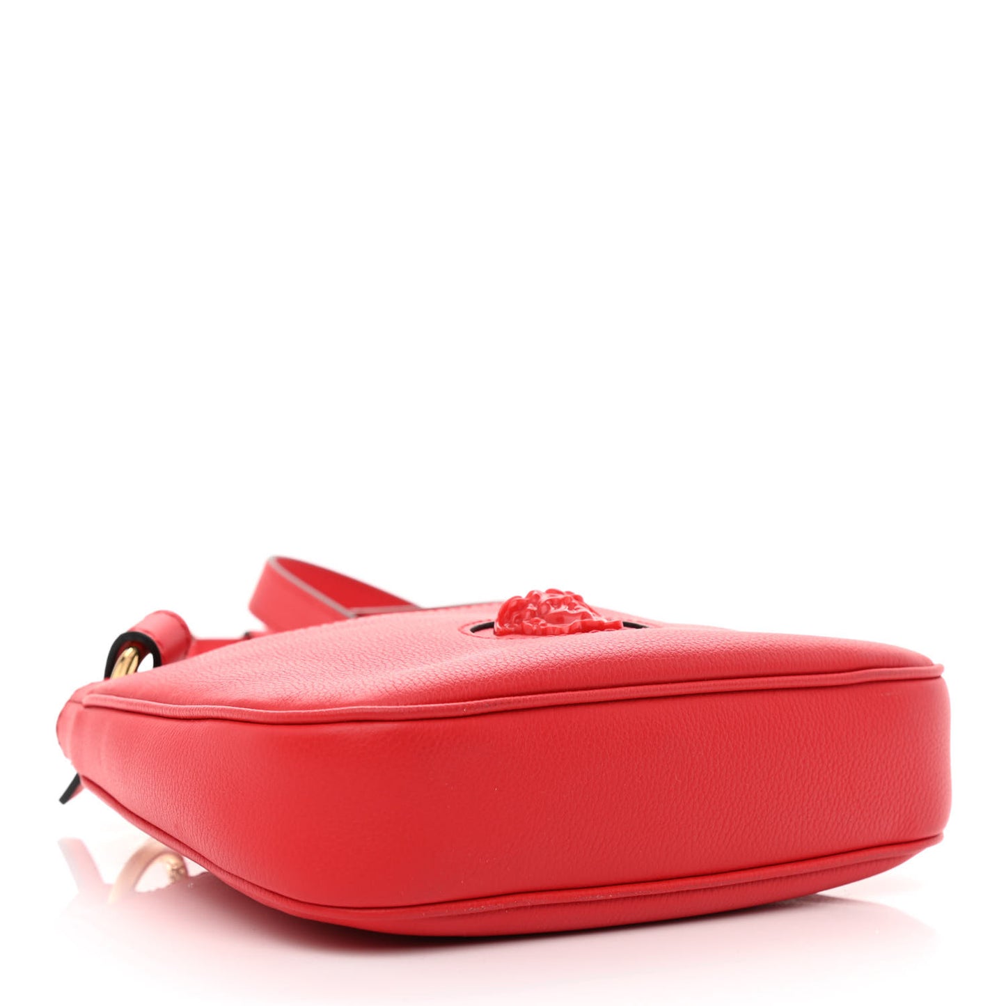 Calfskin La Medusa Mini Hobo Crossbody Red