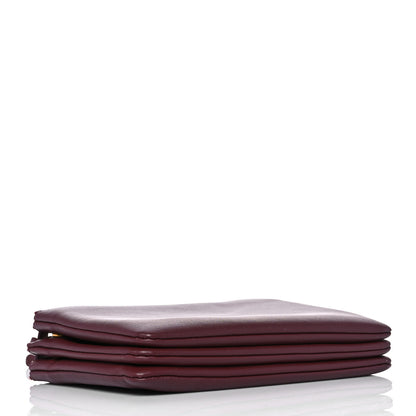 Celine Smooth Lambskin Small Trio Crossbody Bag Burgundy 4 of 10