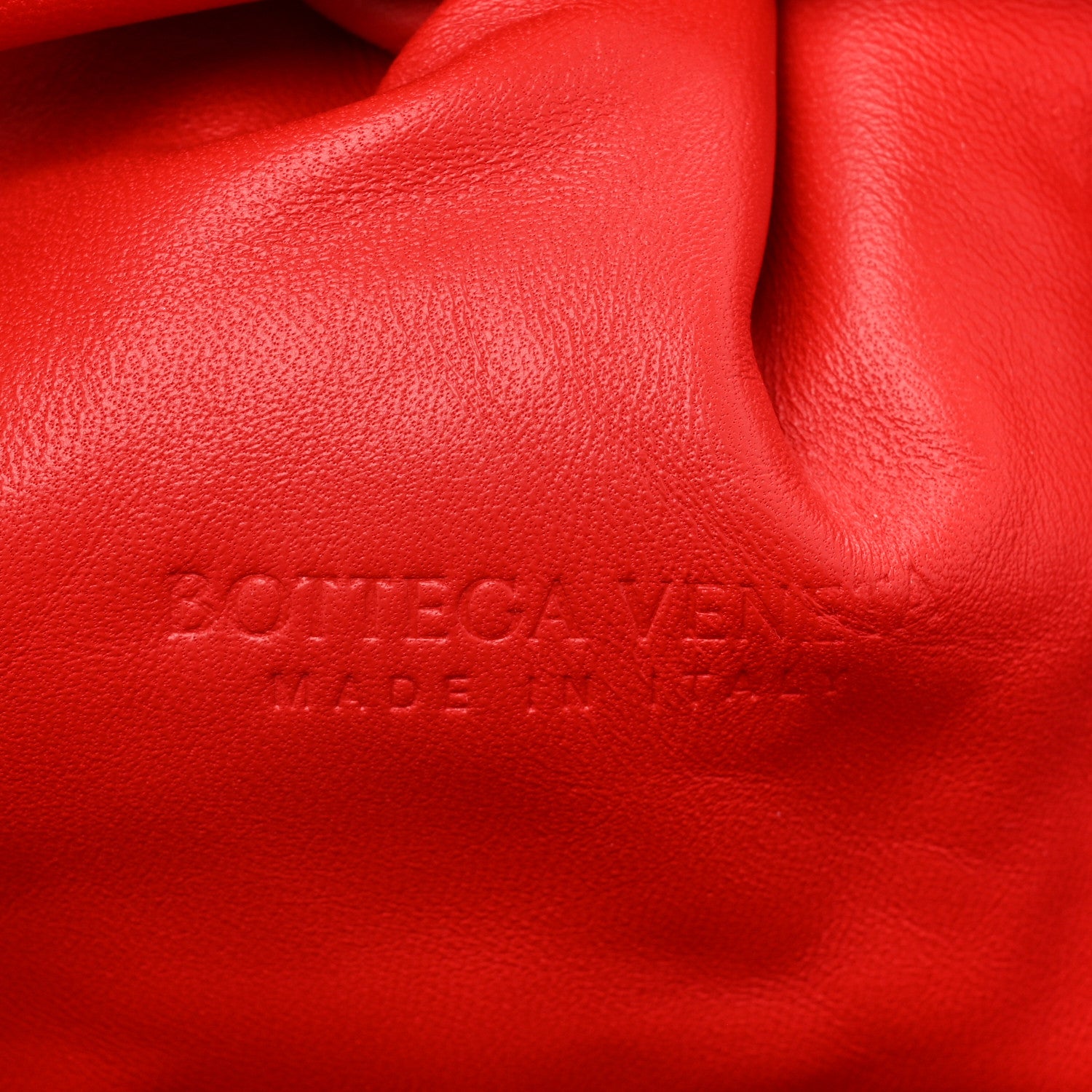 Bottega Veneta Nappa Maxi Intreccio The Pouch Oversized Clutch Red 6 of 9