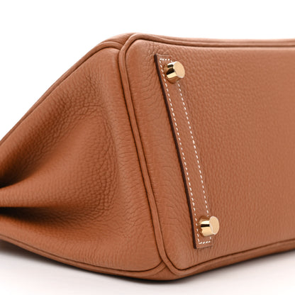 Hermes Togo Birkin 25 Gold 8 of 10