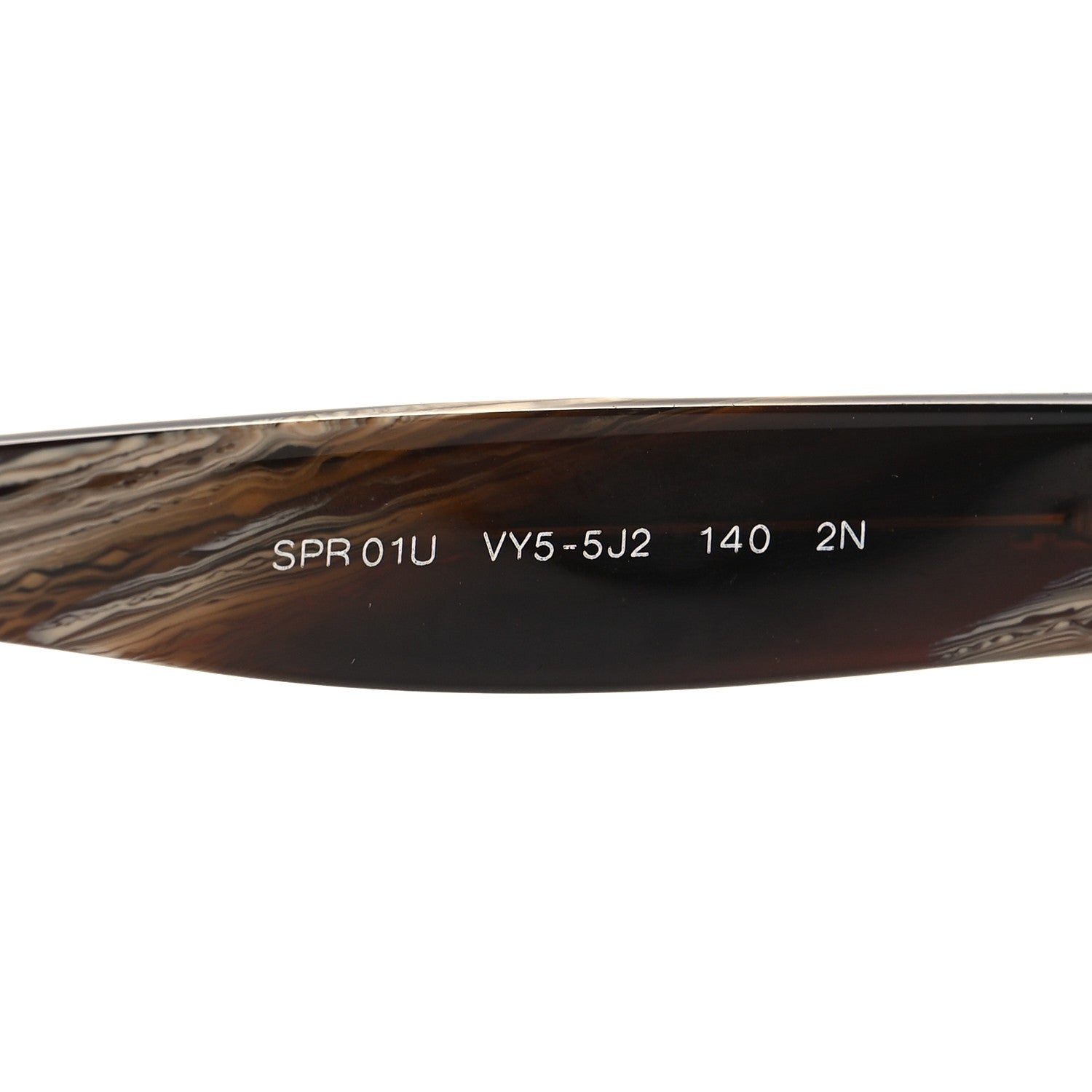 Prada Acetate Aviator Sunglasses SPR01U Brown 6 of 7