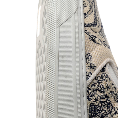 Christian Dior Dioriviera Toile De Jouy Womens Solar Slip On Sneakers 37.5 Blue 10 of 10