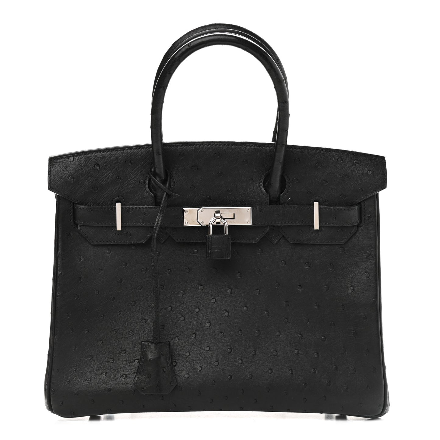 Ostrich Birkin 30 Black