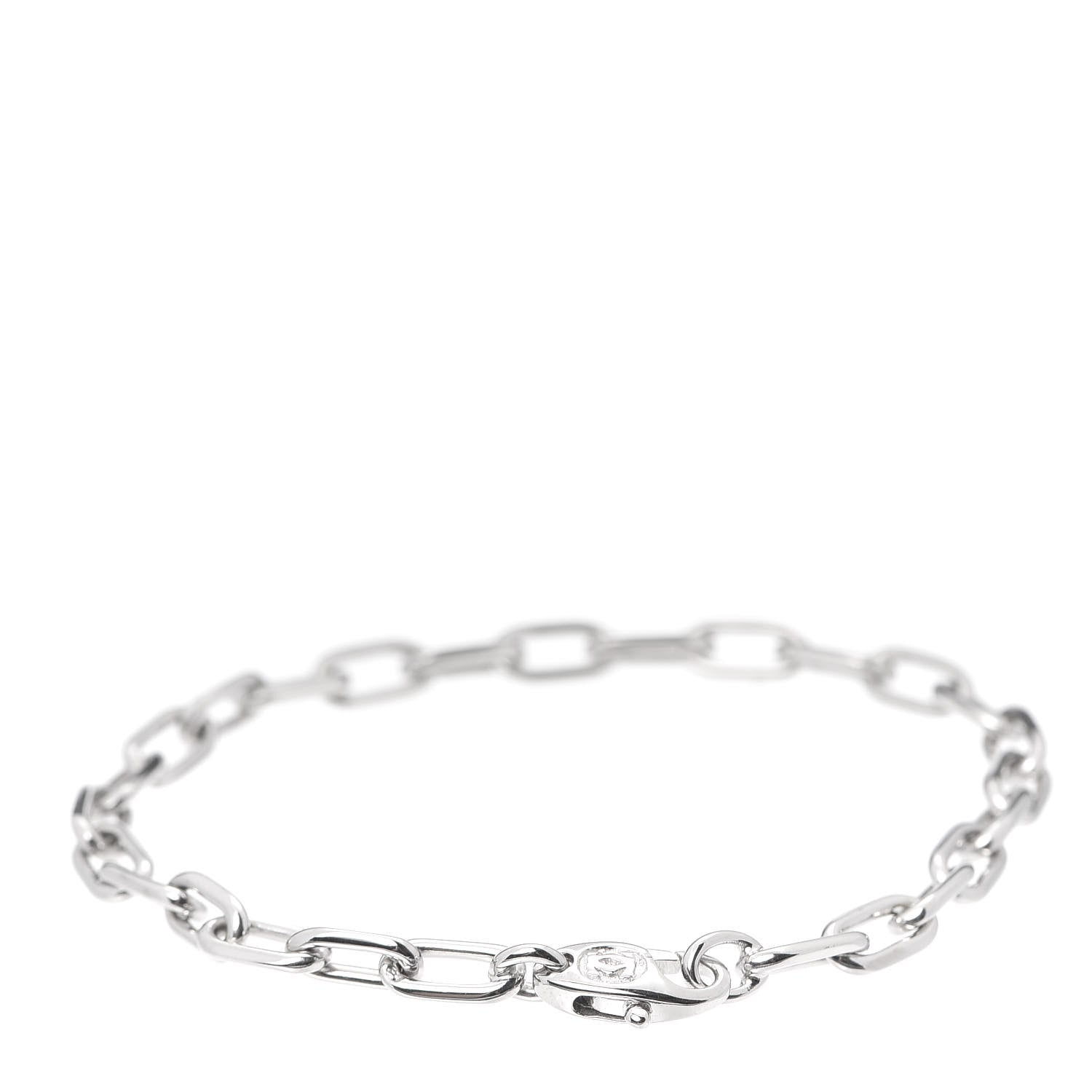 Cartier 18K White Gold Spartacus Chain Bracelet 3 of 5