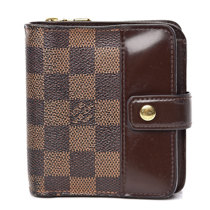 Louis Vuitton Damier Ebene Zippe Zipped Compact Wallet 1 of 11