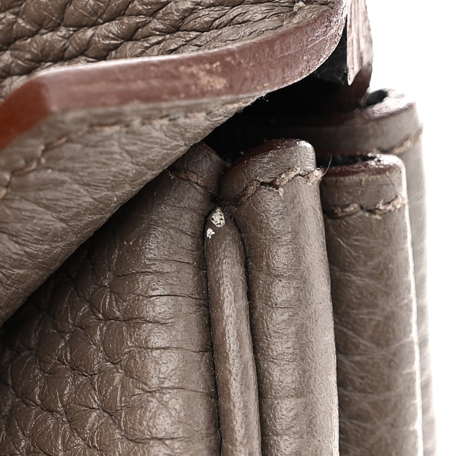 Hermes Taurillon Clemence Lizard Club Birkin 35 Etain Graphite 15 of 15