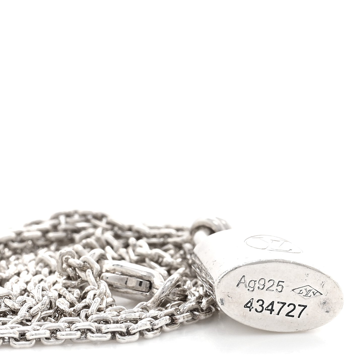 Sterling Silver Lockit Necklace