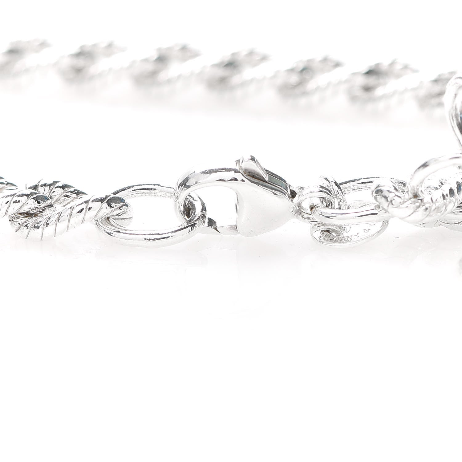 Tiffany Sterling Silver Watering Can Charm Bracelet 4 of 7