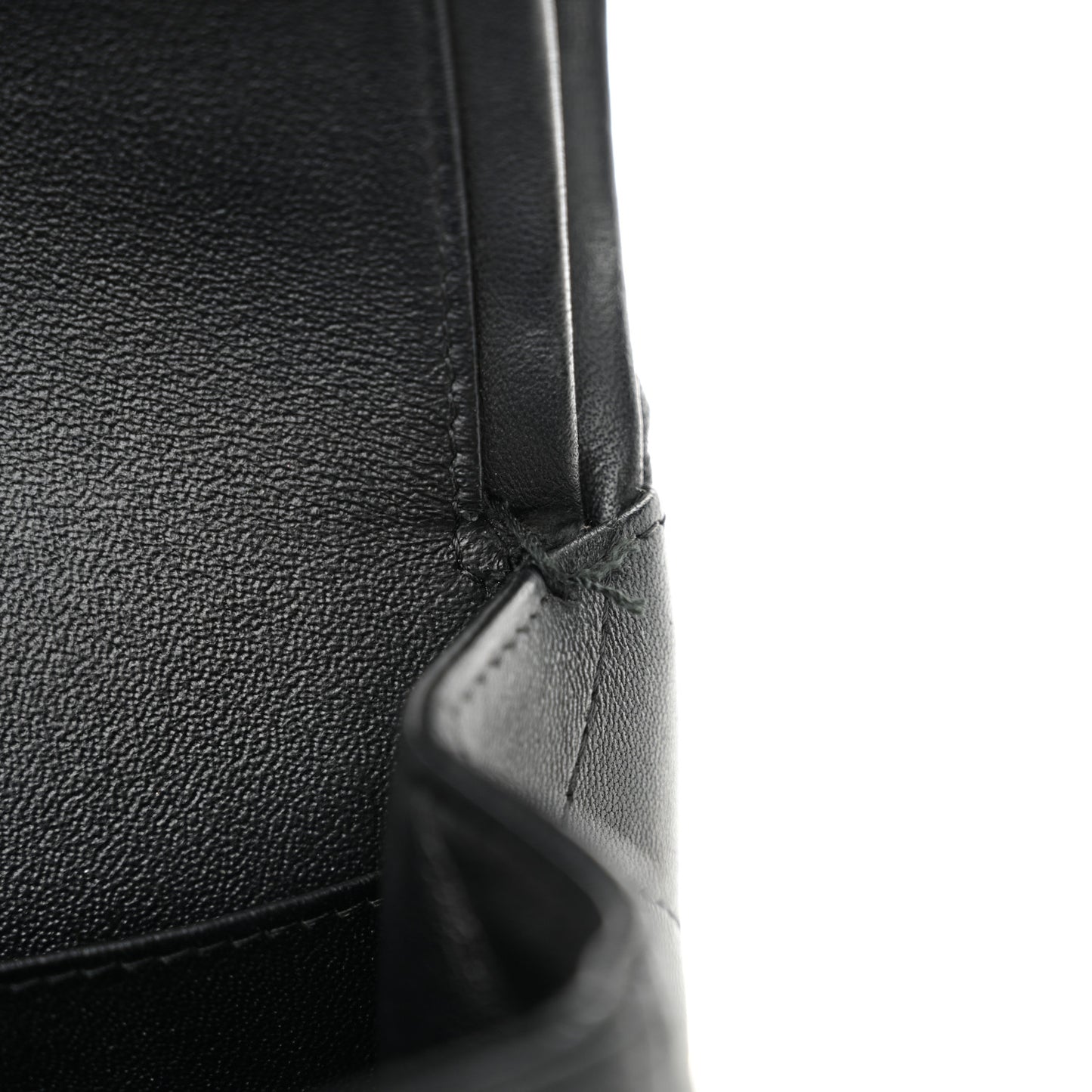 Lambskin Quilted Jumbo Double Flap So Black