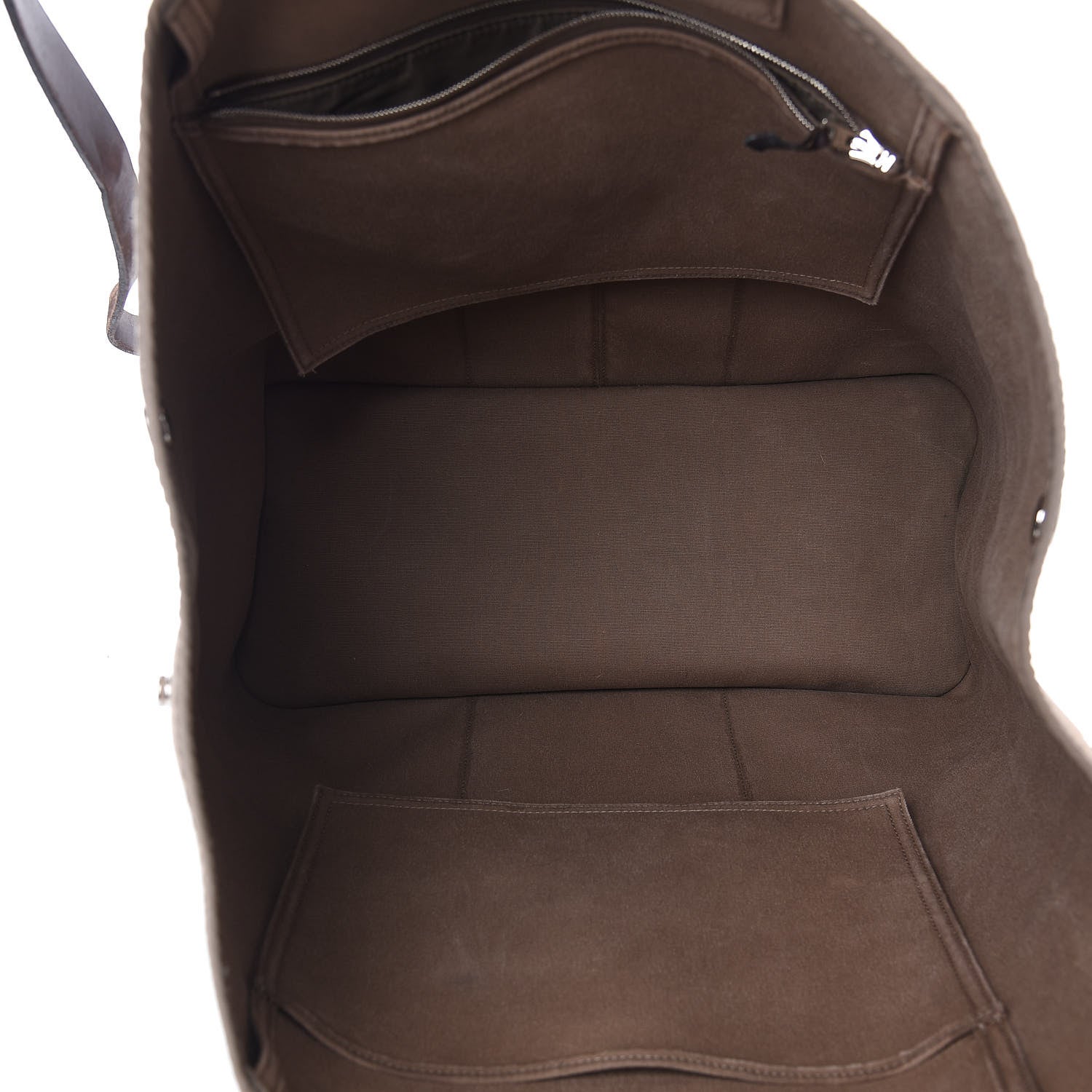 Hermes Toile Cabag Twist 42 GM Etoupe 5 of 11