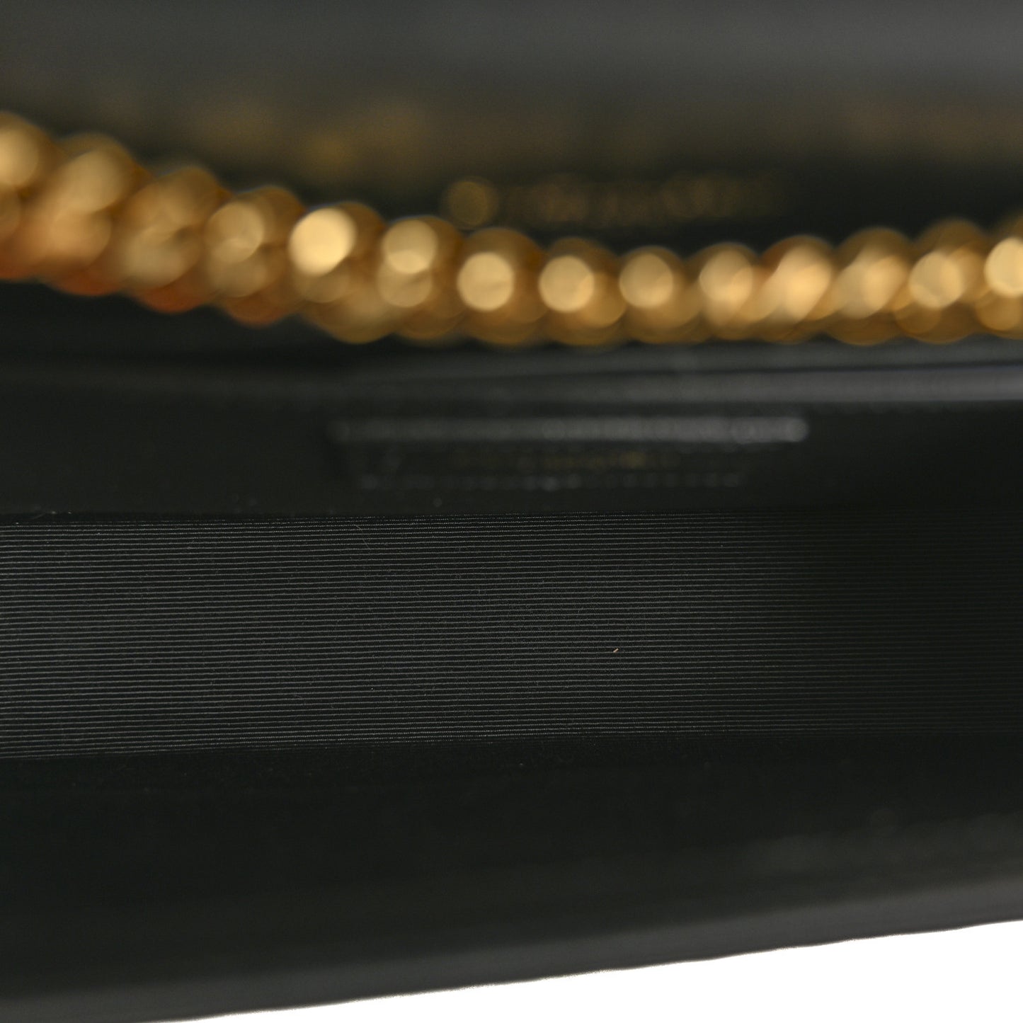 Patent Small Classic Monogram Kate Tassel Satchel Black