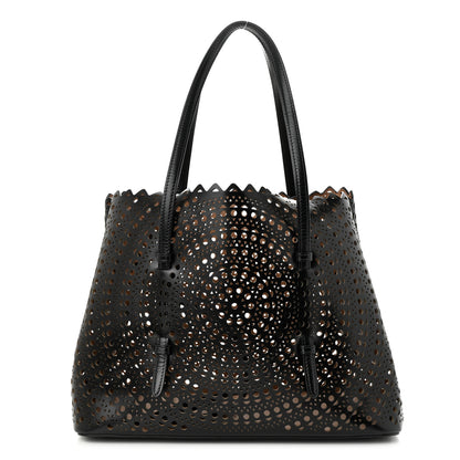 Alaia Lux Calfskin Vienne Mina 32 Bag Black 3 of 11